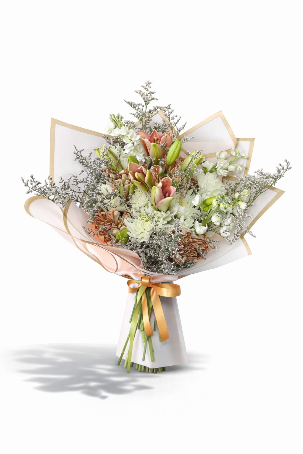 Neutral Blush Hand-Tied