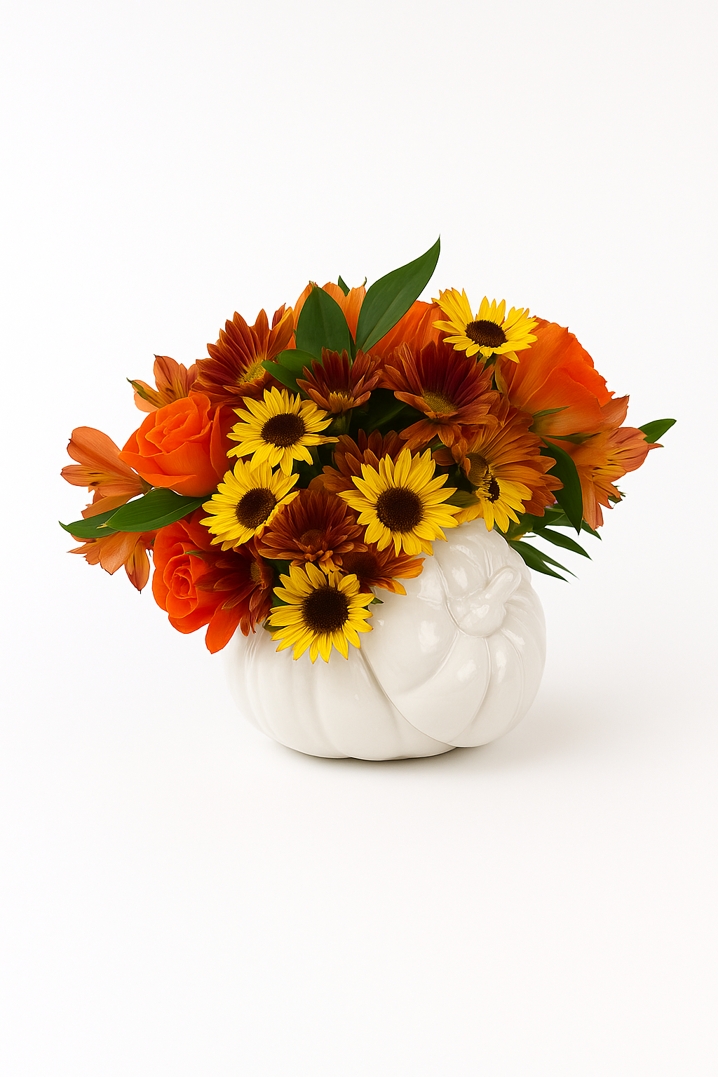 Autumn Pumpkin Floral Centerpiece