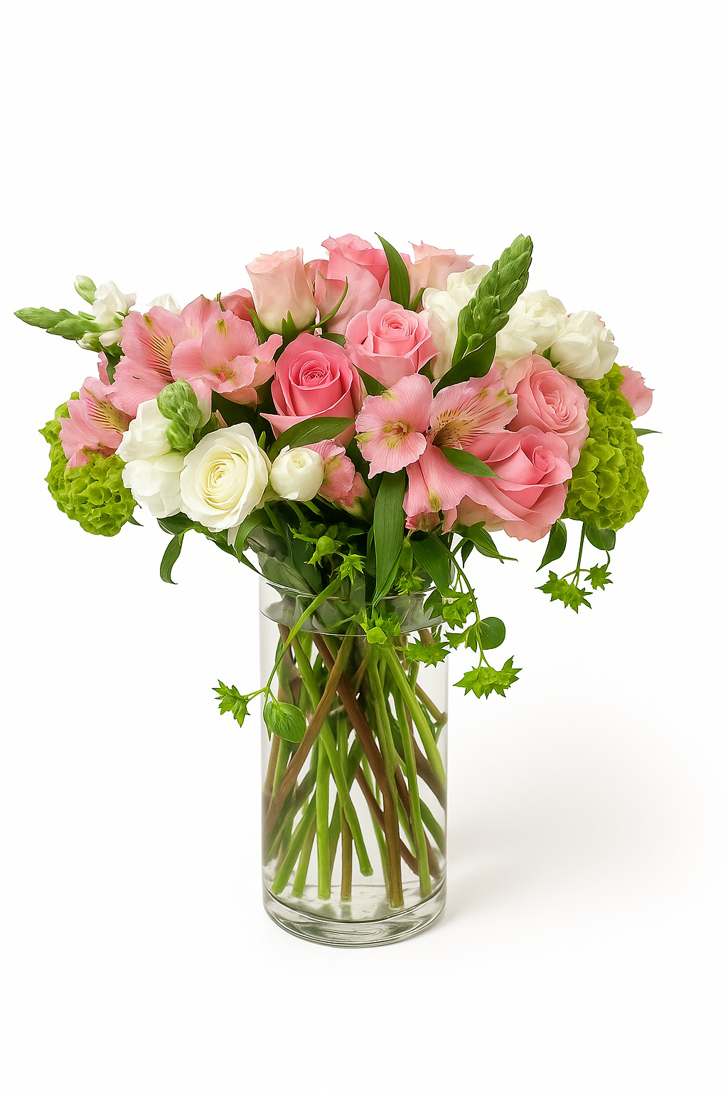 Blush Garden Cylinder Bouquet