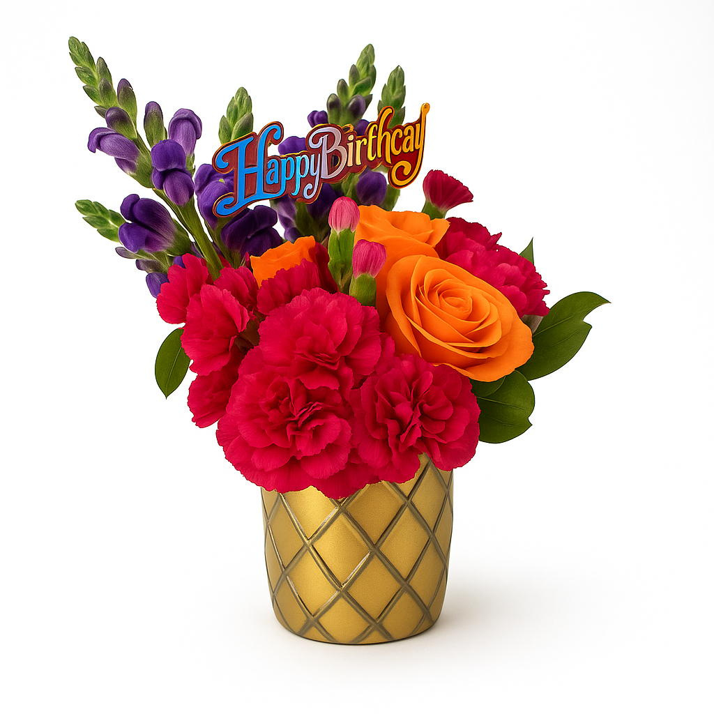 Birthday Brights in Gold