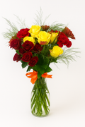 Yellow and Red Rose Tower
