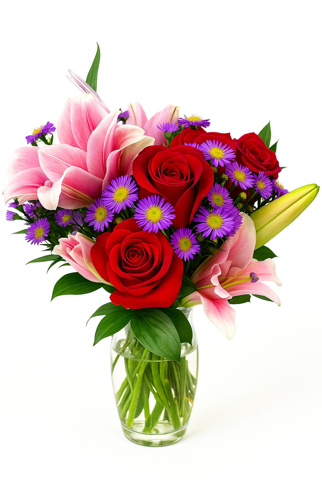 Romance Roses and Lilies